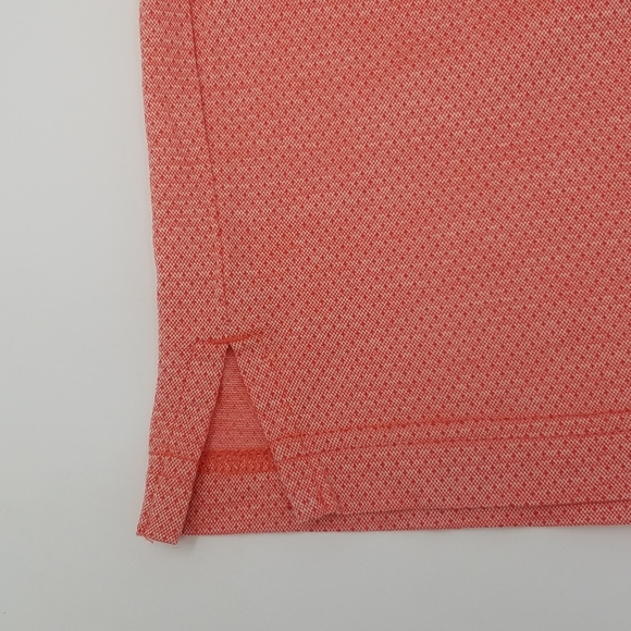 Bugatchi Mens Polo T Shirts 100% Mercerized Cotton XL Peach Color - Picture 8 of 11